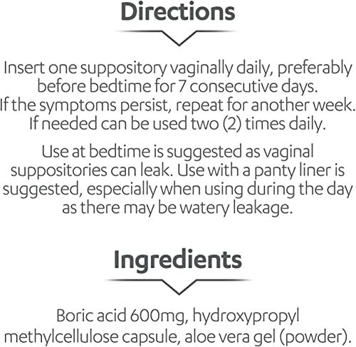 AZO Boric Acid Vaginal Suppositories (30 Count) + Complete Feminine Balance Daily Probiotics for Women AZO Au supplements