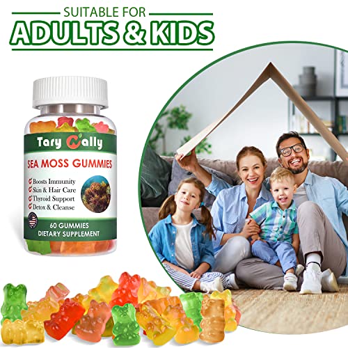 Tary Nally Sea Moss Gummies, Organic Irish Sea Moss Gummies for Adults & Kids Tary Nally Au supplements