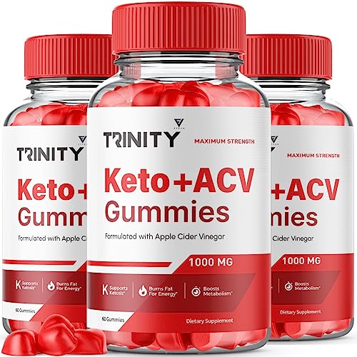 (3 Pack) Trinity Keto, Trinity Keto ACV Gummies - Trinity Keto ACV Gummies Advanced Apple FyvusAU supplements