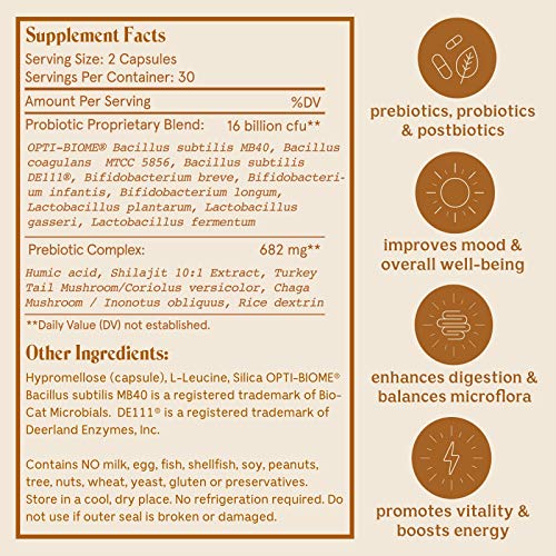 Solluna by Kimberly Snyder Feel Good SBO Probiotics Soil Based Organisms (SBOs) Solluna by Kimberly Snyder Au supplements