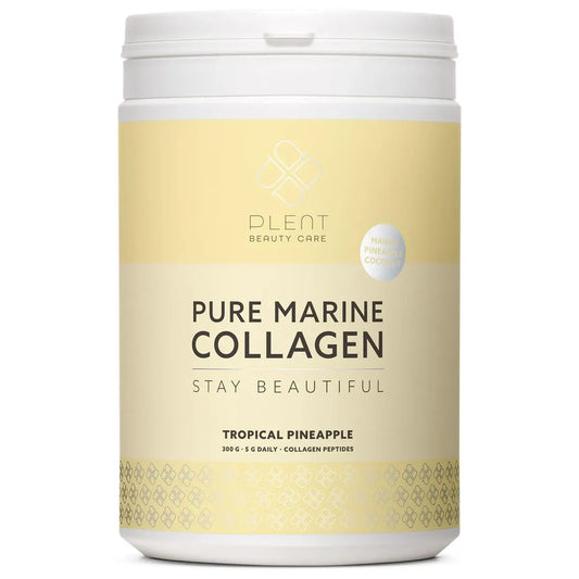 Plent Pure Marine Collagen Tropical Pineapple - Stay Beautiful - 5G Daily - Collagen Peptides - 300g PlentAU supplements