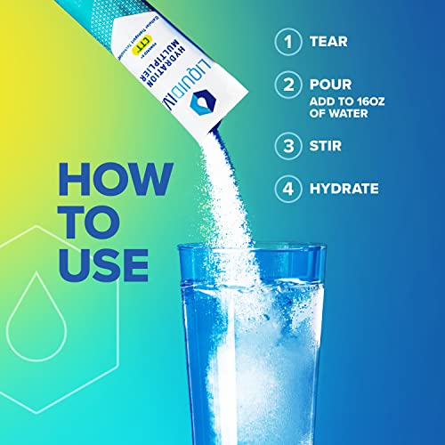 Liquid I.V. Hydration Multiplier - Lemon Lime - Hydration Powder Packets | Electrolyte Liquid I.V. Au supplements
