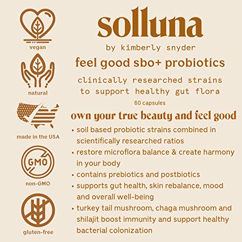 Solluna by Kimberly Snyder Feel Good SBO Probiotics Soil Based Organisms (SBOs) Solluna by Kimberly Snyder Au supplements