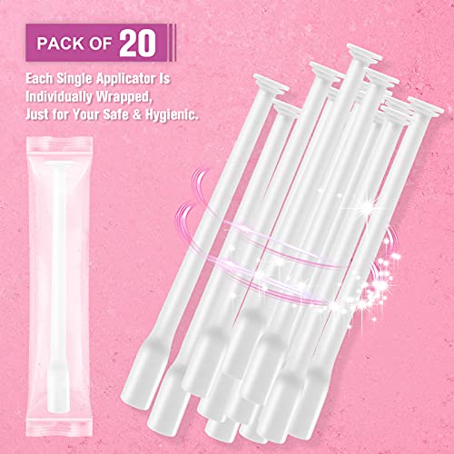 Nieteyrue 20-Packs Suppository Applicators for Women, Disposable, Individually Wrapped Nieteyrue Au supplements