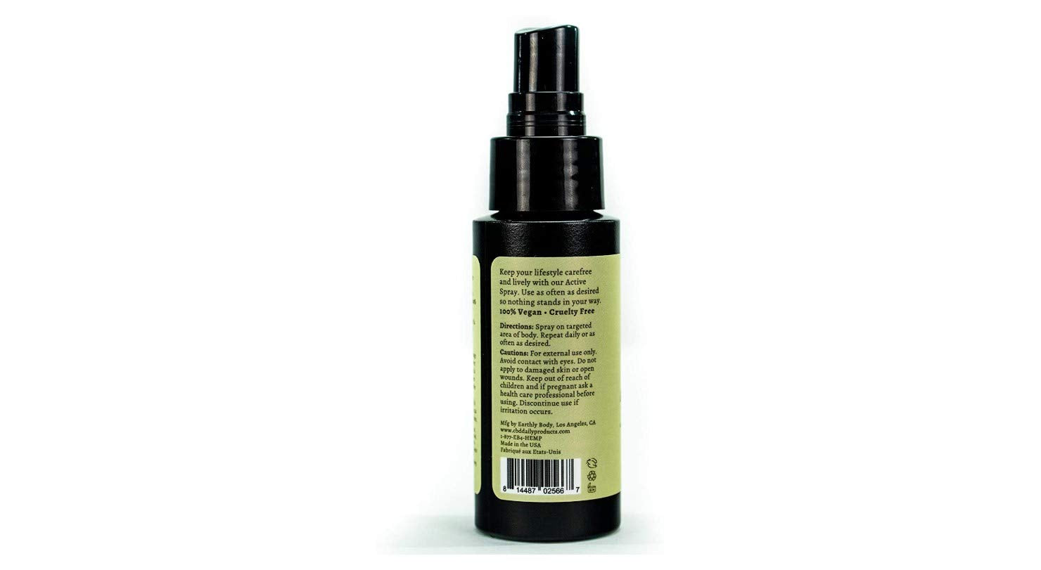 Hemp Daily Active Spray | Hemp Spray with Essential Oils | Vegan, Organic Ingredients | 2 Fluid Ounces (Original Spray, Single) Premium Hemp Extract Daily Au supplements
