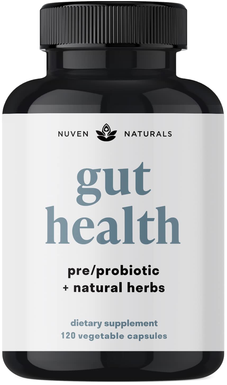 Nuven Naturals All-in-One Gut Health w/Probiotics, Prebiotics, Digestion-Supporting Nuven Naturals Au supplements