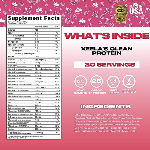 XEELA Plant Based Vegan Protein Powder - Independently Tested - 25g High Protein XEELA Au supplements