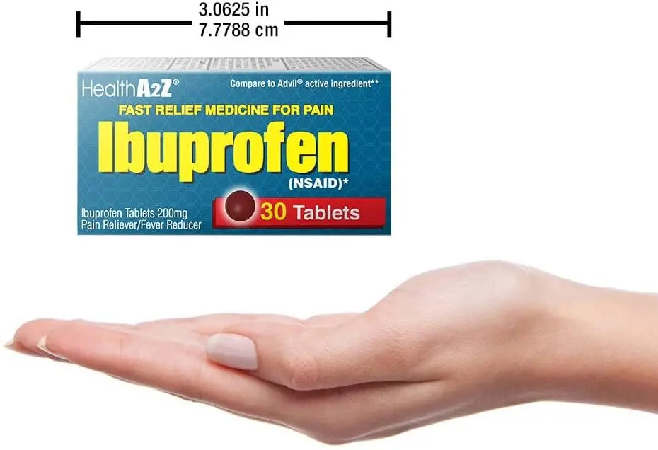 HealthA2Z® Ibuprofen Caplets 200mg | Pain Reliever & Fever Reducer | 24 Packs of 30 Tablets (720 Tablets Total) | Value Pack | NSAID HealthA2Z Au supplements