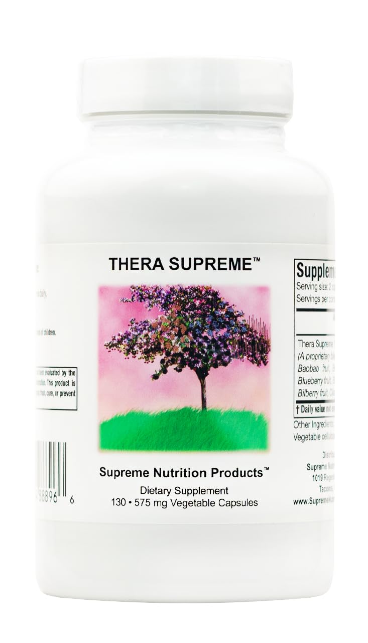 Supreme Nutrition Thera Supreme, 130 Pure Herbal Combination Vegetarian Capsules Supreme Nutrition Products Au supplements