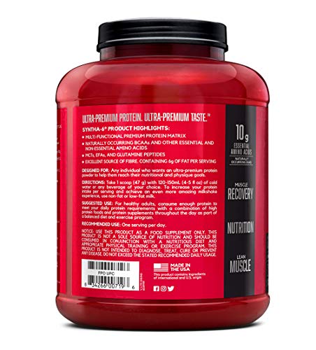 BSN SYNTHA-6 Whey Protein Powder with Micellar Casein, Milk Protein Isolate Powder BSN Au supplements