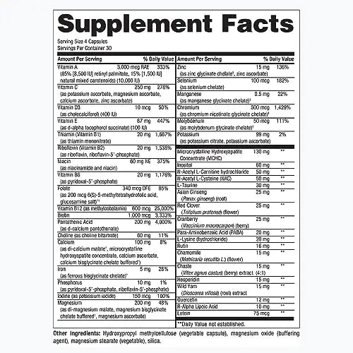 PureFormulas PureMulti for Women - Comprehensive Multivitamin for Women with Essential Nutrients and Herbal Support Womens Daily Multivitamins PureFormulas Au supplements