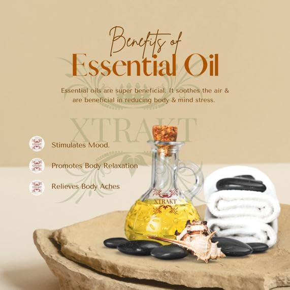 XTRAKT Pure Rose Essential Oil - Therapeutic Grade Aromatherapy Oil for Elegance and Emotional Balance XTRAKT Au supplements