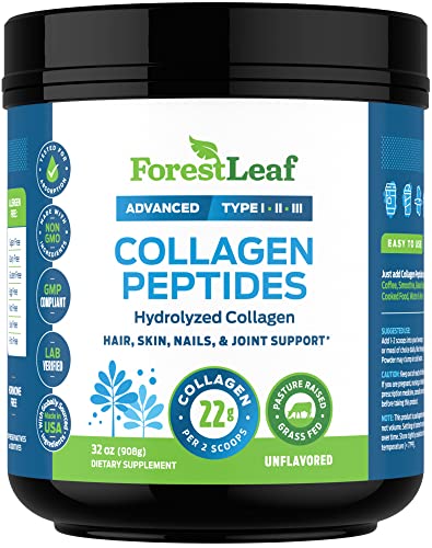 Collagen Peptides Powder Unflavored - Hydrolyzed Collagen Protein ForestLeaf Au supplements