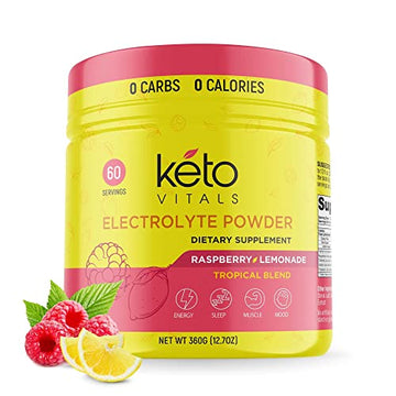Keto Vitals Electrolytes Powder - Sugar Free Keto Electrolytes Powder with Potassium Keto Vitals Au supplements
