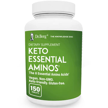 Dr. Berg's Keto Essential Aminos - Contains 8 Essentials Amino Acids -Keto Friendly Dr. Berg Nutritionals Au supplements