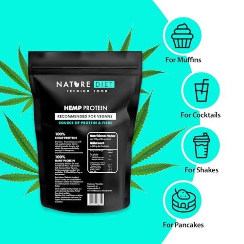 Nature Diet - Hemp Protein 1000g , Vegan , Protein Powder , Plant-Based Nature Diet Au supplements