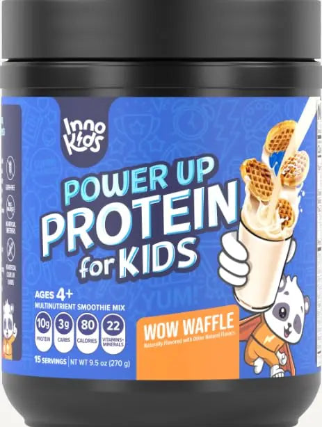 InnoSupps Power Up Protein for Kids Wow Waffle Flavor: Delicious Whey Nutrition InnoSupps uk supplements