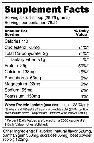 NutraBio Whey Protein Isolate Supplement – 25g of Protein Per Scoop with Complete NutraBio Au supplements
