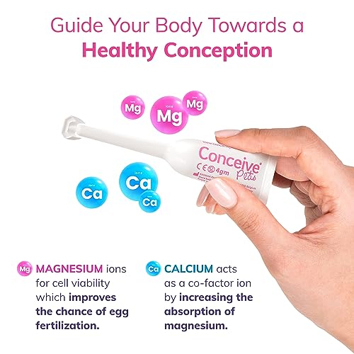 Conceive Plus Fertility Lubricant in Pre-Filled Applicators, Fertility Friendly Lube for Couples Trying CONCEIVE PLUS Au supplements