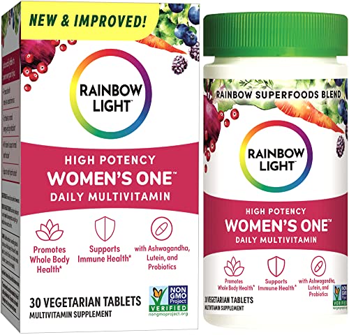 Rainbow Light Multivitamin for Women, Vitamin C, D & Zinc, Probiotics, Women’s One Rainbow Light Au supplements