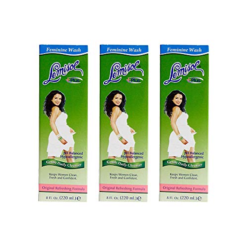 Lemisol Plus, Gentle Daily Feminine Cleanser, Original Refreshing Formula - 8 Oz (Pack of 3) Lemisol Au supplements