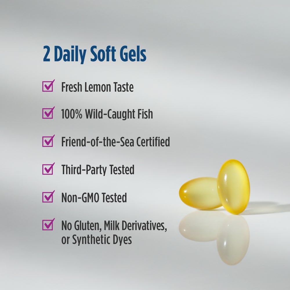 Nordic Naturals Postnatal Omega-3, Lemon - 60 Soft Gels - 1120 Total Omega-3 + 1000 IU Vitamin D3 - Formulated for New Moms; Supports Optimal Wellness, Positive Mood, Healthy Metabolism - 30 Servings Nordic Naturals Au supplements
