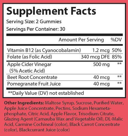 Nutriumph Apple Cider Vinegar Gummies with The Mother Vegan – Weight Loss, Detox Nutriumph Au supplements
