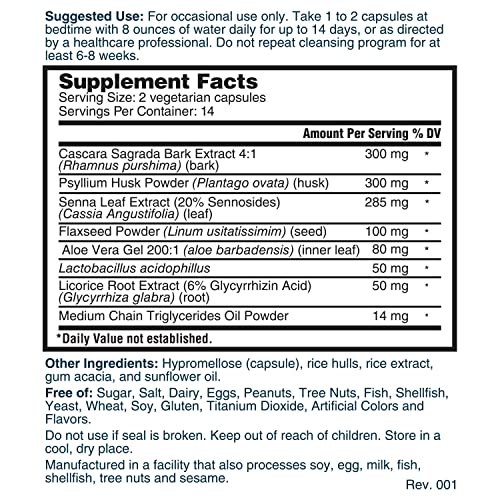 Nature's Lab Gold 14 Day Colon Cleanse* - Blend of Probiotics, Fiber, Flavonoids Nature's Lab Au supplements