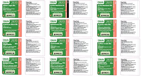 OLLOIS Homeopathy 20-Remedy Starter Kit (Organic & Lactose-Free OLLOÏS Au supplements