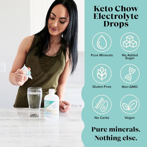 Keto Chow - Electrolyte Hydration Drops - Keto Diets & Intermittent Fasting - Immune Support Keto Chow Au supplements