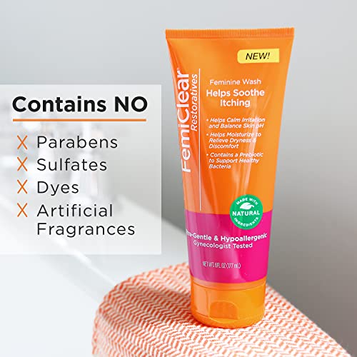 FemiClear Restoratives Soothing Feminine Wash - Feminine Care Wash for Itching & Irritated Skin FemiClear Au supplements