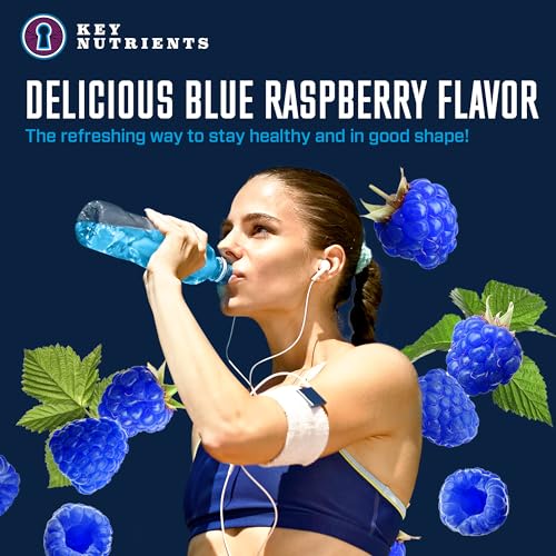 KEY NUTRIENTS Multivitamin Electrolytes Powder No Sugar - Tempting Blue Raspberry KEY NUTRIENTS Au supplements