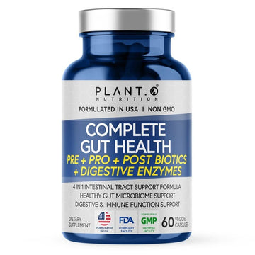 4-in-1 Prebiotic Probiotic & Postbiotic for Women & Men, Complete Gut & Digestive Support PLANT.O NUTRITION Au supplements