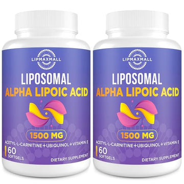 Liposomal Alpha Lipoic Acid 1500mg - with Acetyl-L-Carnitine 900mg & Ubiquinol 100mg lipmaxmall Au supplements