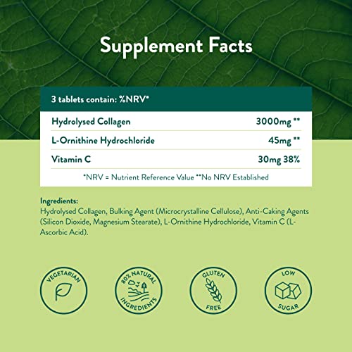 Holland & Barrett Bovine Collagen Tablet 3000mg 90 Tablets Holland & Barrett Au supplements