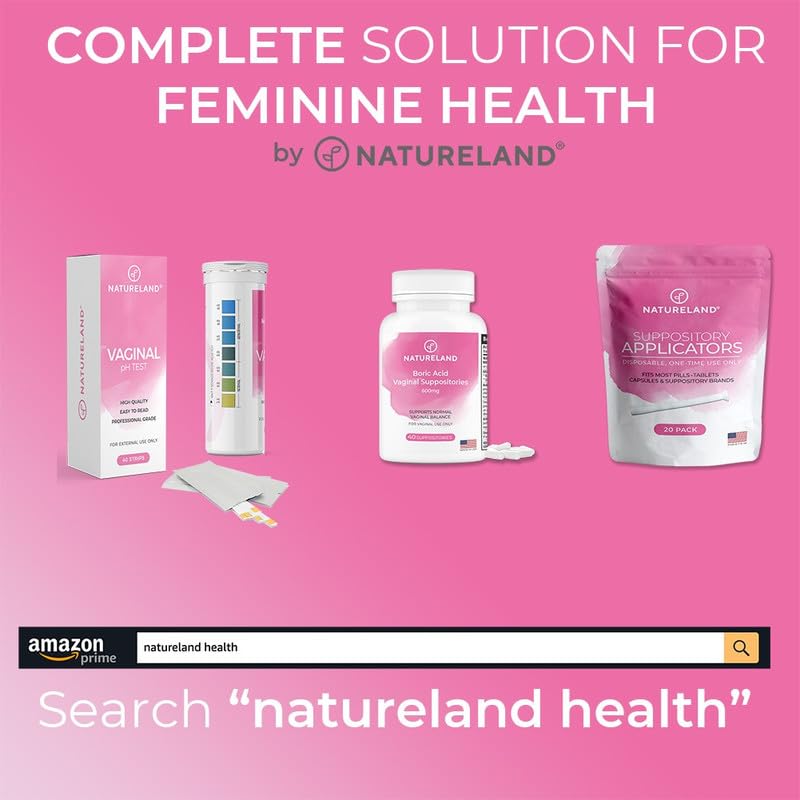 Natureland [10 Pack] Vaginal Suppository Applicators for Women, Soft Tip Auxiliary Tool for Pills Natureland Au supplements