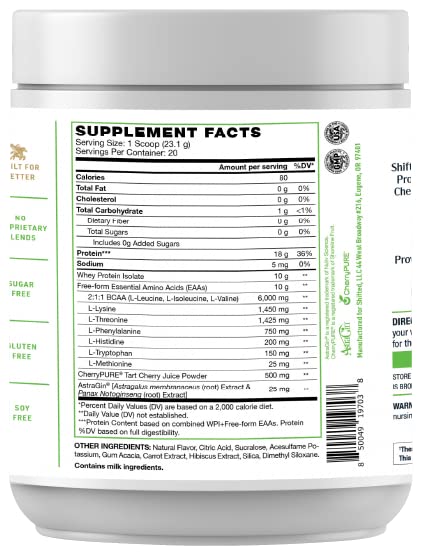 SHIFTED Whey Protein Isolate Protein Powder Post Workout Recovery Drink Mix SHIFTED Au supplements