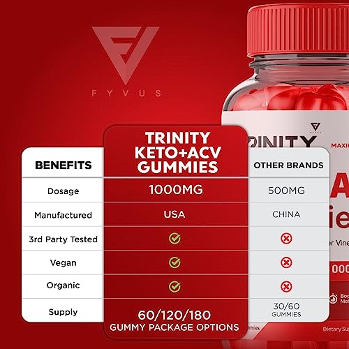 (3 Pack) Trinity Keto, Trinity Keto ACV Gummies - Trinity Keto ACV Gummies Advanced Apple Fyvus Au supplements