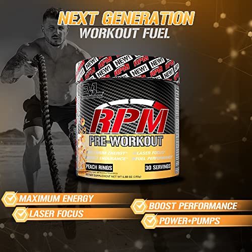 Pre Workout Powder for Energy and Focus - EVL RPM Energy Pre Workout Energy Drink Evlution Au supplements