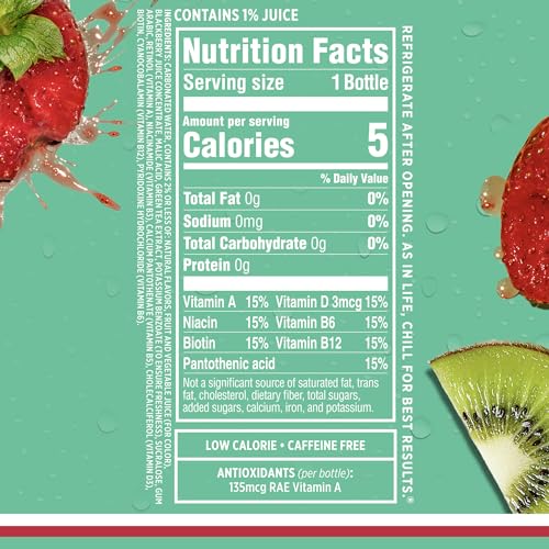 Sparkling Ice, Kiwi Strawberry Sparkling Water, Zero Sugar Flavored Water, with Antioxidant Sparkling ICE Au supplements