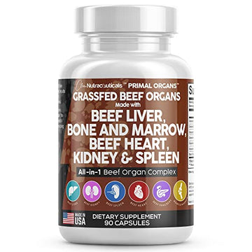 Grass Fed Beef Liver Capsules 3000mg - Premium Quality Beef Organs Clean Nutraceuticals Au supplements