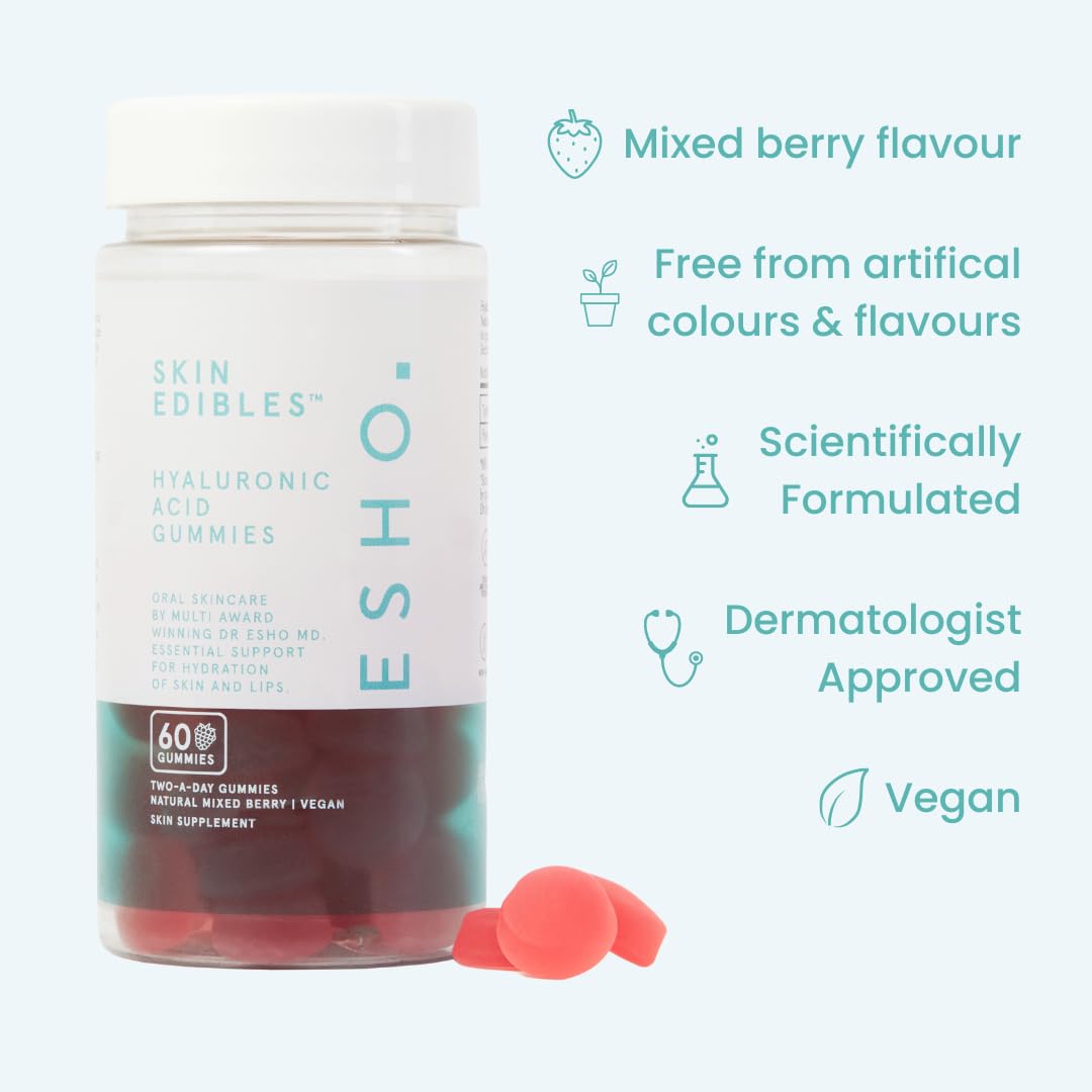 ESHO. Skin Edibles - Hyaluronic Acid-Infused Skin & Lip Care Gummies ESHO Au supplements