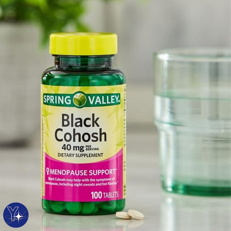 Black Cohosh Menopause Support Dietary Supplement Tablets Spring Valley YOLOMOLO Au supplements