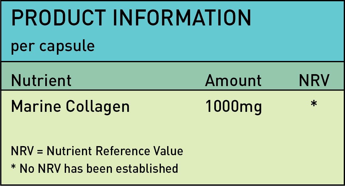 Nutrivolv Collagen Marine (1000mg) Supplement for Skin , Anti Ageing Nutrivolv Au supplements