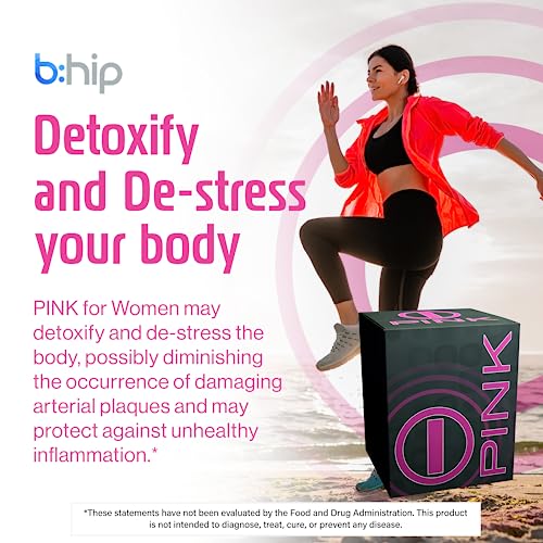 Energy Drink Powder, bHIP Pink for Women 30 Drink Mix Packets. Energy Supplements b:hip Au supplements