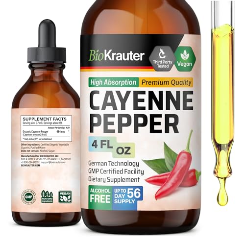 MAUWE HERBS Cayenne Pepper Supplement - Organic Cayenne Pepper Tincture MAUWE HERBS Au supplements