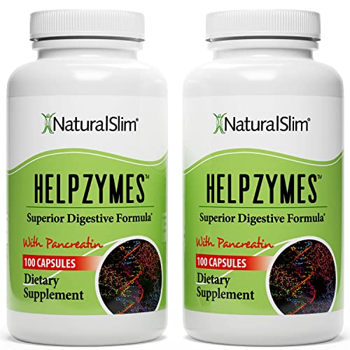 NaturalSlim Helpzymes Digestive Enzymes for Digestion, Bloating, Gas Reli NaturalSlim Au supplements
