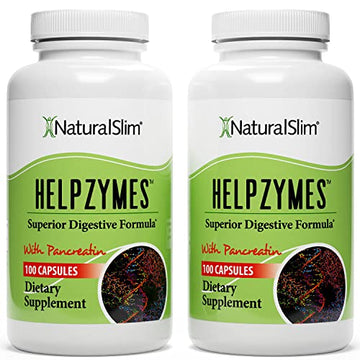 NaturalSlim Helpzymes Digestive Enzymes for Digestion, Bloating, Gas Reli NaturalSlim Au supplements