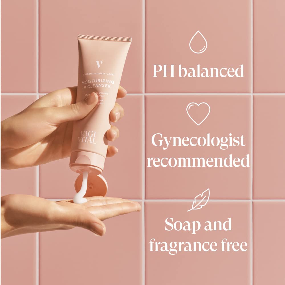 VagiVital V-Cleanser Moisturizing Daily Feminine Wash for Intimate Area, Soap-Free, Fragrance Free VagiVital Au supplements