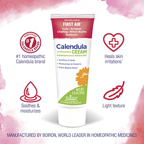Boiron Calendula Cream for First Aid, Minor Burns, Cuts, Scrapes, Insect Bits and Sunburn - 2.5 oz Boiron Au supplements